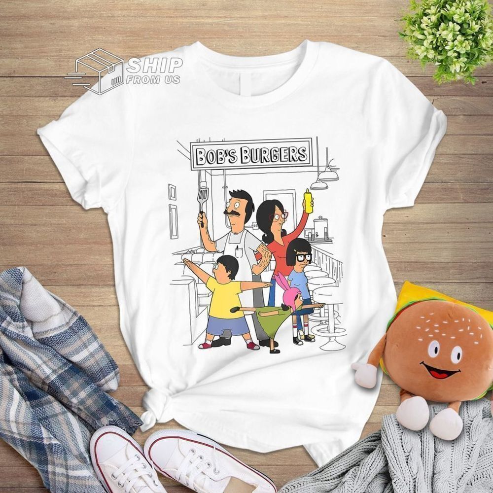 Bobs Burgers Belcher Hero Pose Tshirt